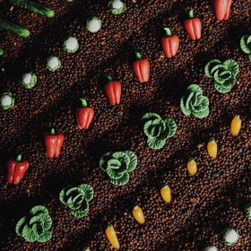 Botella sensorial Learn - Verduras