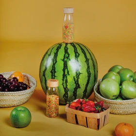 Botella sensorial Learn - Frutas