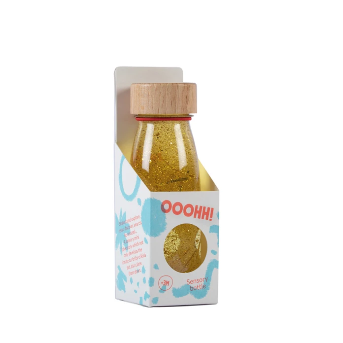 Botella sensorial Float - oro