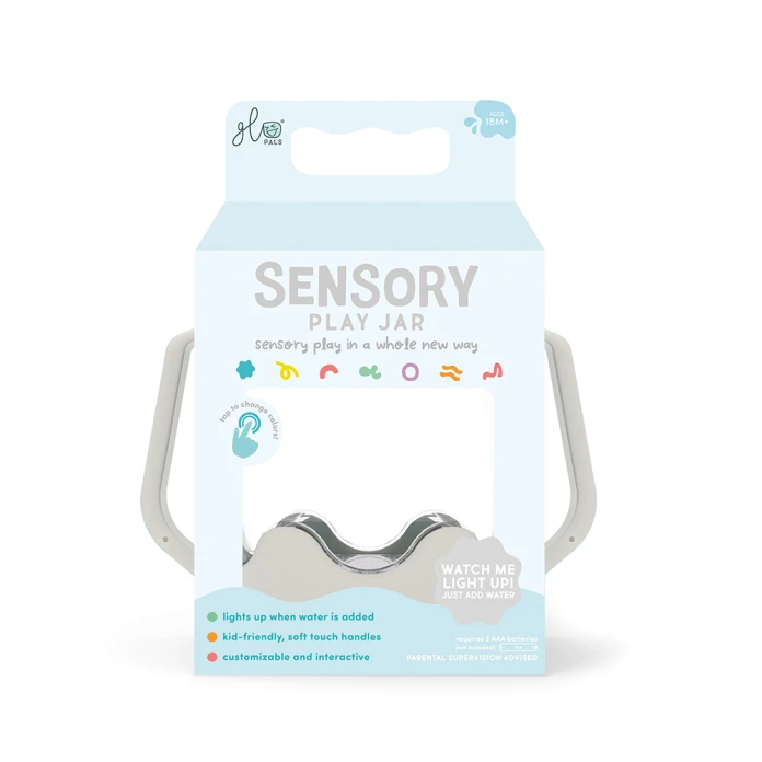 Tarro de juego sensorial - blanco