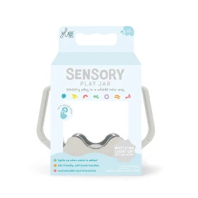Tarro de juego sensorial - blanco