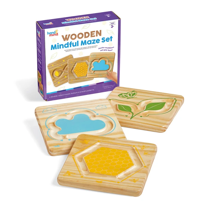 Kit de laberintos relajantes de madera