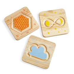 Kit de laberintos tranquilizadores de madera