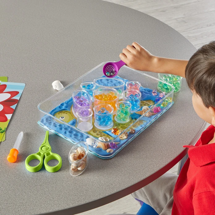 Bandeja de actividades sensoriales