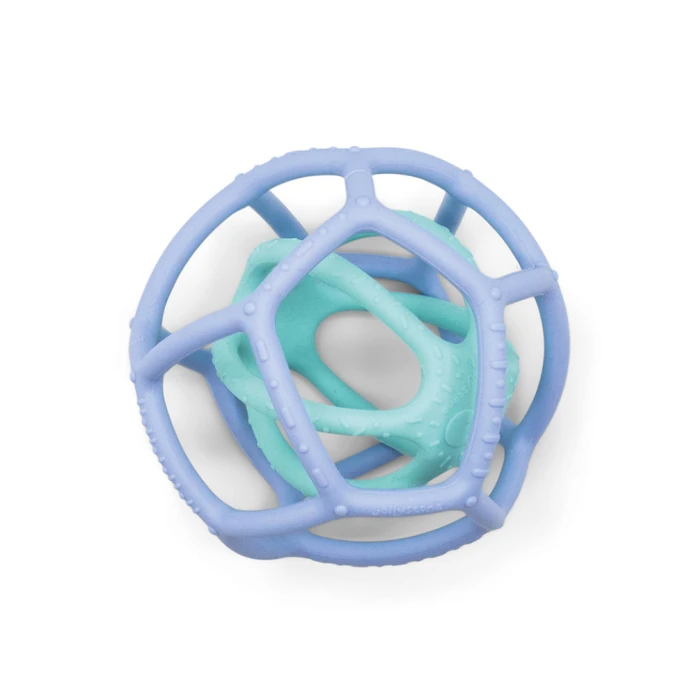 Dúo de pelotas sensoriales - azul y menta