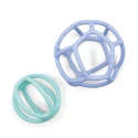 Dúo de pelotas sensoriales - azul y menta