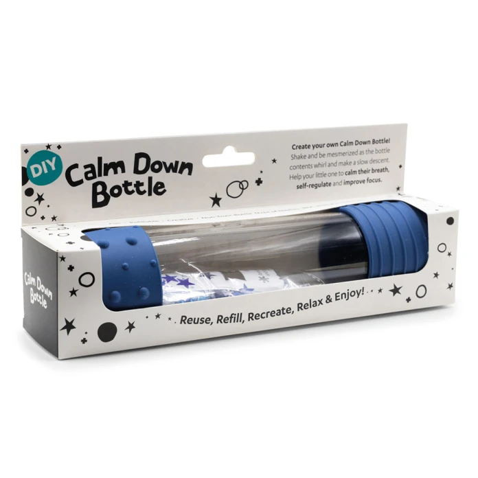 Botella de la calma DIY azul