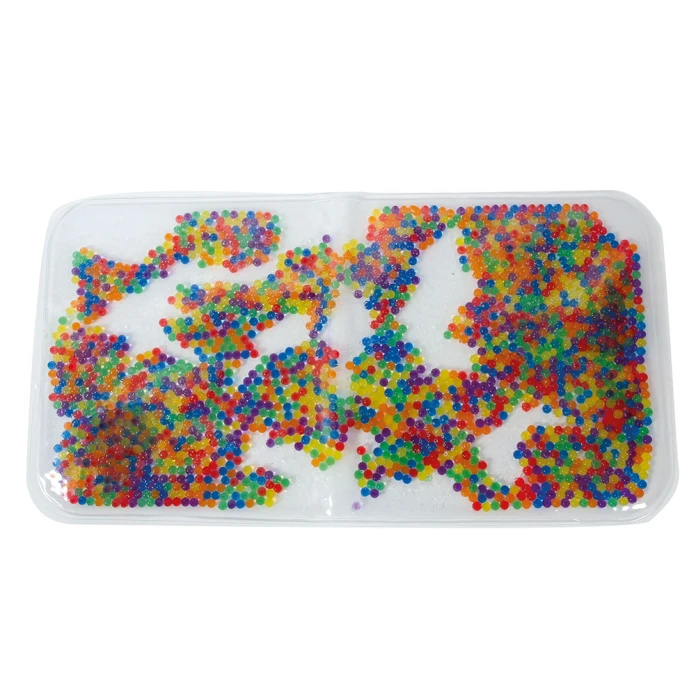 Fidget alfombrilla de gel con bolitas de colores
