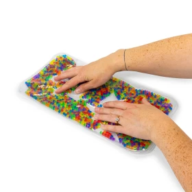 Fidget alfombra de gel con bolitas de colores