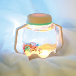 Tarro de juego sensorial - blanco