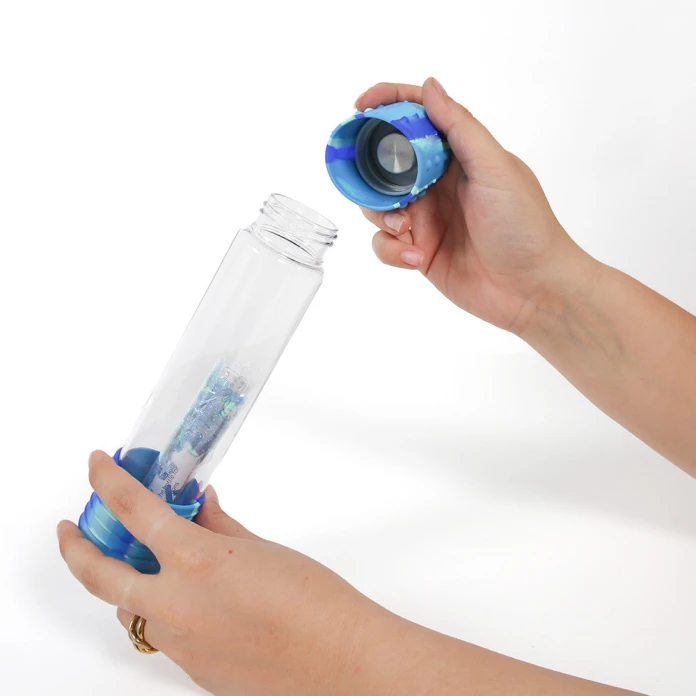 Botella sensorial DIY bajo el mar