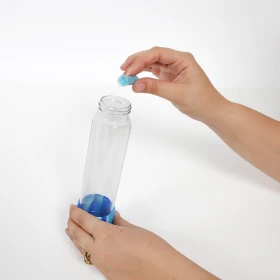 Botella calmante DIY bajo el mar