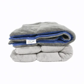 Manta con peso 50 x 70 cm - 2 kg - azul/gris oscuro