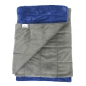 Manta con peso 100 x 150 cm - 3 kg - azul/gris oscuro