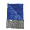 Manta con peso 50 x 70 cm - 2 kg - azul/gris oscuro