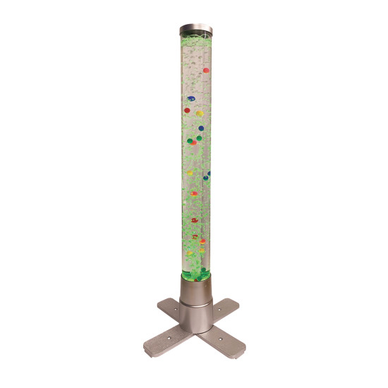 Columna de burbujas de 60 cm con perlas