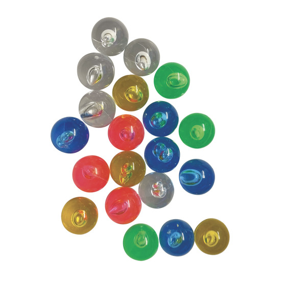 Lote de 20 pelotas para columna de burbujas