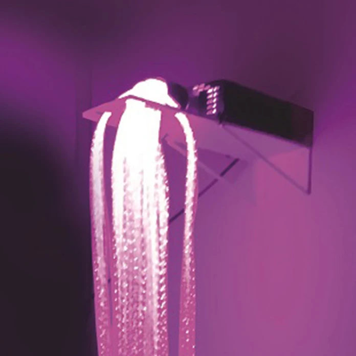 Soporte de ducha para fibra óptica
