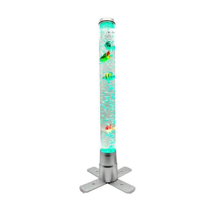 Columna de burbujas 60 cm con peces