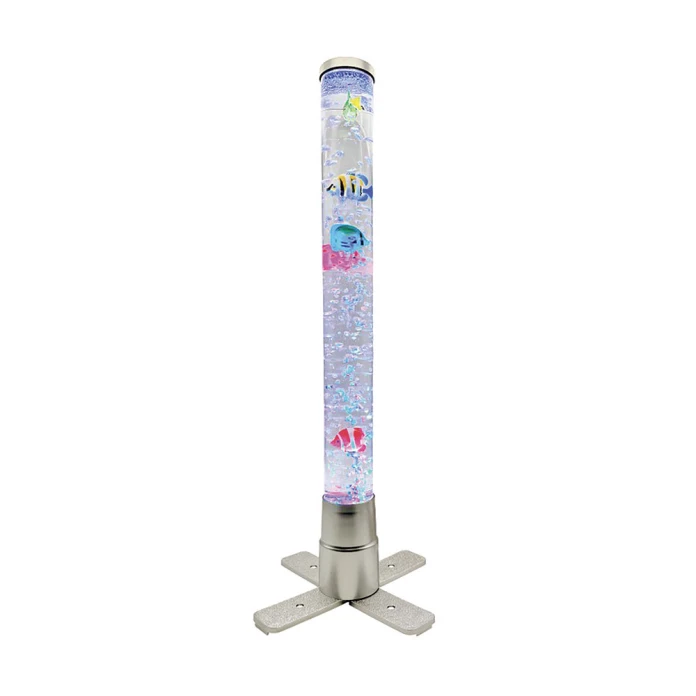 Columna de burbujas 60 cm con peces