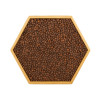 Panneau sensoriel hexagonal - haricots