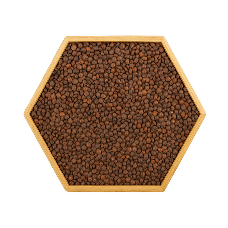 Panneau sensoriel hexagonal - haricots