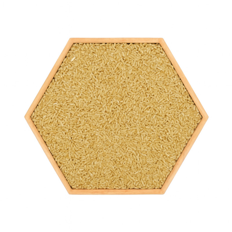 Panneau sensoriel hexagonal - haricots