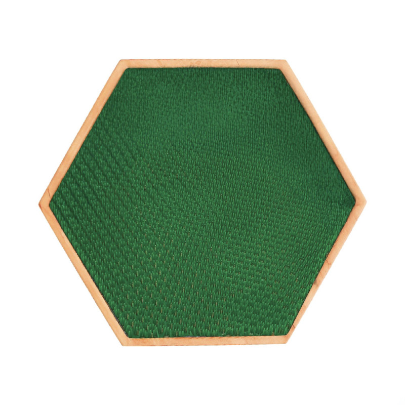 Panneau sensoriel hexagonal - haricots