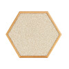 Panneau sensoriel hexagonal - haricots