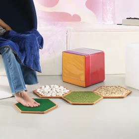 Panel sensorial hexagonal - alubias