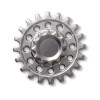 Fidget gear spinner metálico