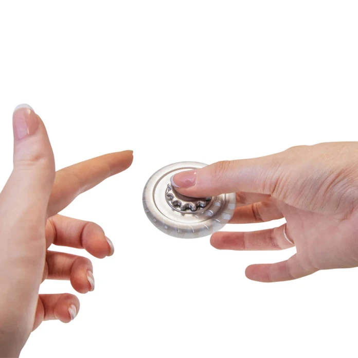Fidget spinner de engranajes metálico
