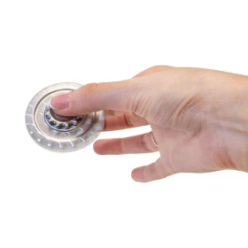 Fidget spinner de engranajes metálico