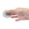 Fidget gear spinner metálico