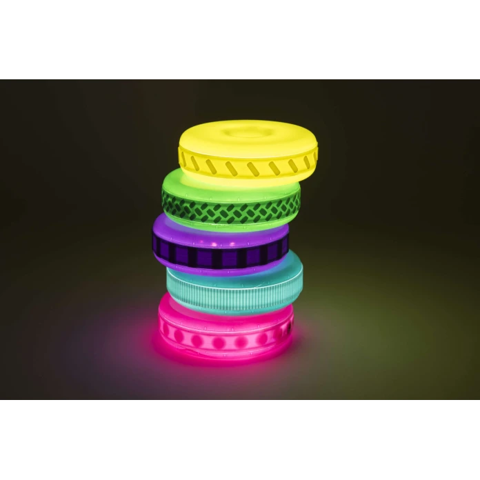 Discos sensoriales luminosos y texturados