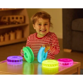 Discos sensoriales luminosos y texturados