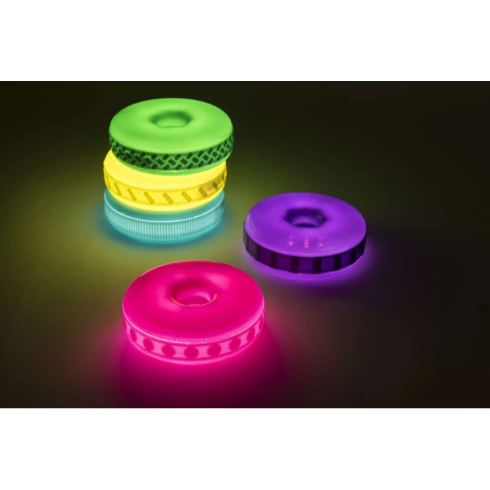 Discos sensoriales luminosos y texturizados