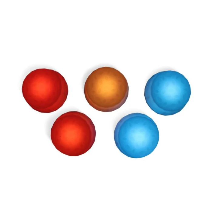 Pods de equilibrio LED redondos – lote de 5