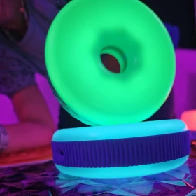 Discos sensoriales luminosos y texturizados