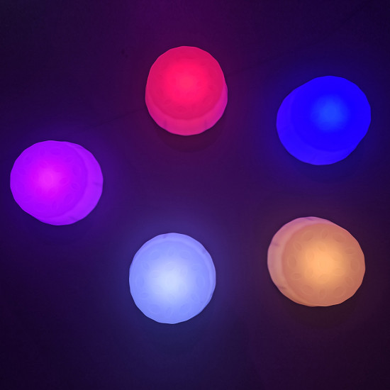 Pods de equilibrio LED redondos – lote de 5