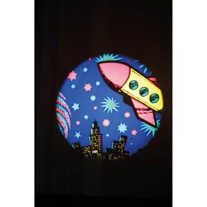 Discos temáticos proyectores opti y aura - fuegos artificiales