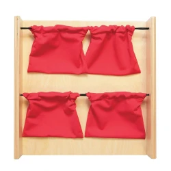 Panel sensorial táctil - Panel bolsas de tela