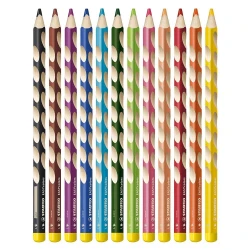 Lápices de colores easy por 12 - Zurdo