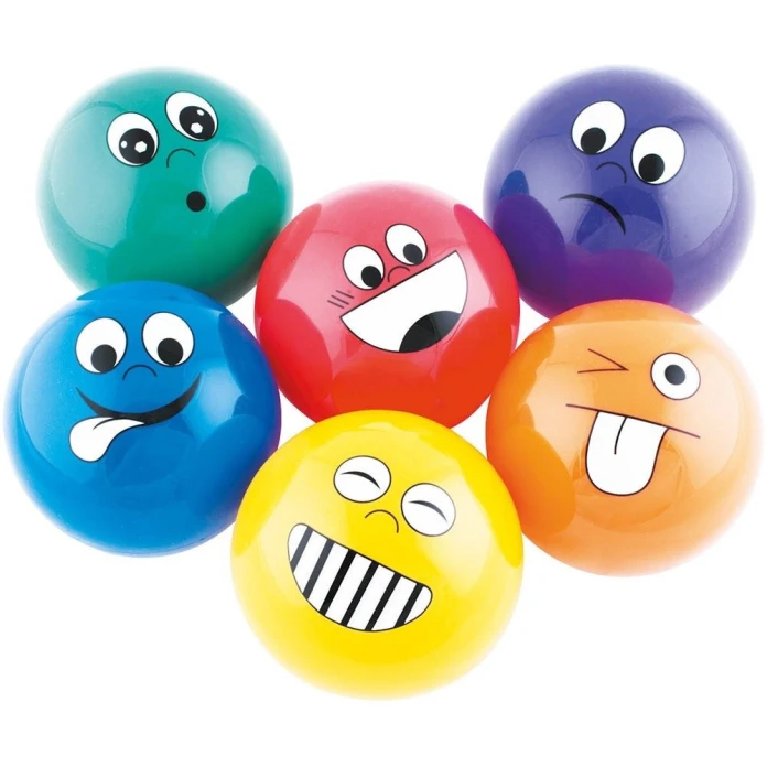 Pelotas de expresiones - Pack de 6 - Pequeñas - 10 cm