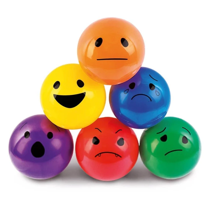 Pelotas de expresiones - pack de 6 - Grandes - 15 cm