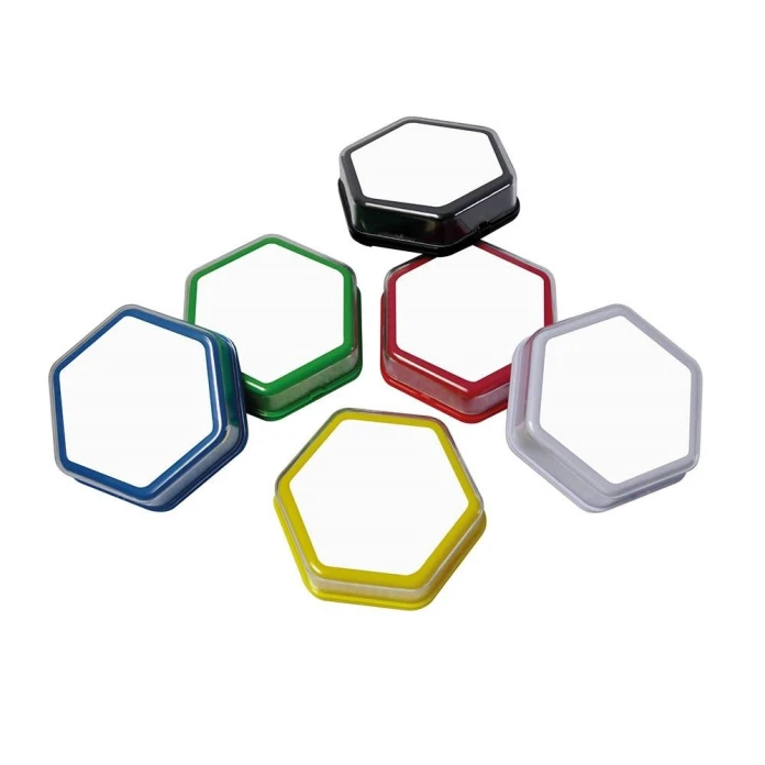 Grabador hexago - Pack de 6, pegatinas