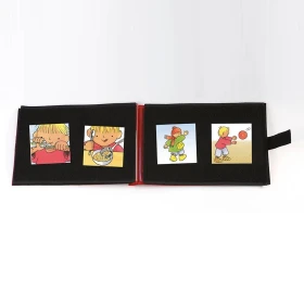 Cuaderno de comunicación de tela - L