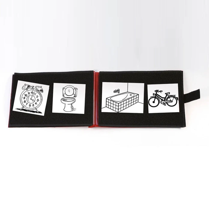 Cuaderno de comunicación de tela - L
