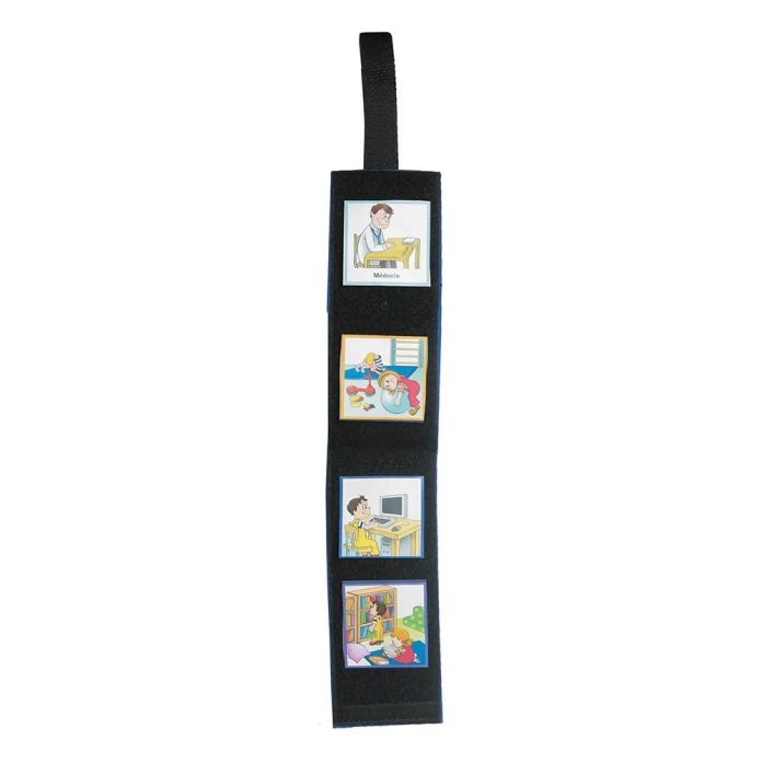 Planificador superficie velcro - 6 espacios