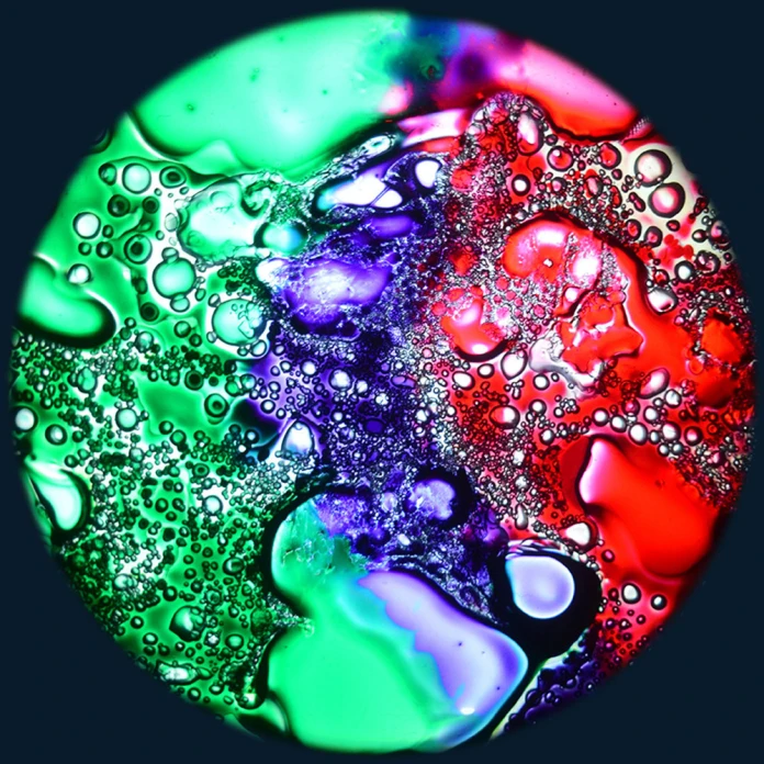 Discos líquidos para proyectores Opti y Aura - verde/violeta/rojo